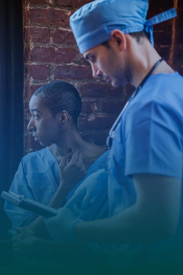 Photo by Klaus Nielsen: https://www.pexels.com/photo/doctor-explaining-diagnosis-to-black-female-patient-in-corridor-of-hospital-6303649/